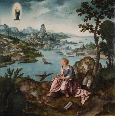 San Giovanni Evangelista a Patmos da Lucas van Gassel